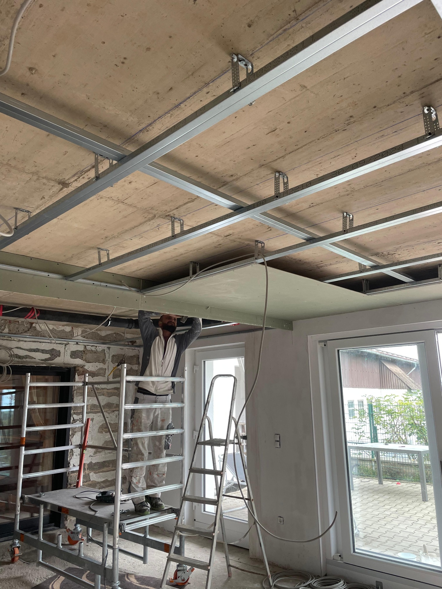 Abgehängte Decke – Trockenbau